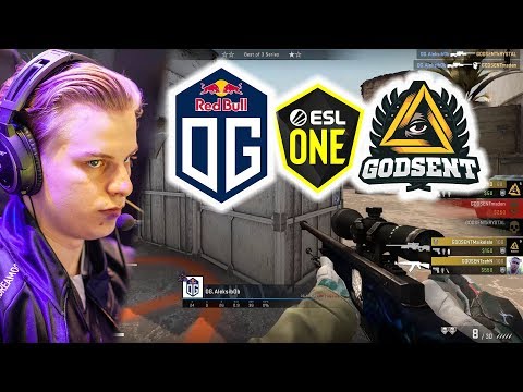 OG Aleksib vs GODSENT POV Highlights | ESL One Rio Closed Qualifier EU * Dust2