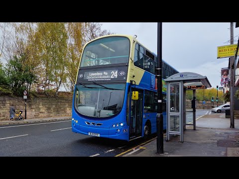🚍🎄*Rare Voith B9* First South Yorkshire 36136 BJ11 DVV Volvo B9 on Service 24