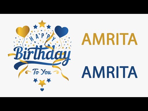 Happy Birthday to Amrita - Hindi Birthday Wish From Birthday Bash