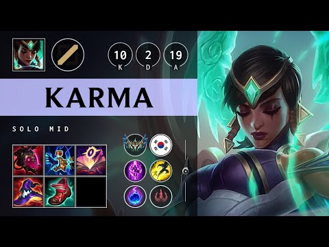 Karma Mid vs Zoe: Legendary - KR Challenger Patch 14.20