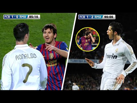 The Day Leo Messi Celebrated Too Early against Cristiano Ronaldo