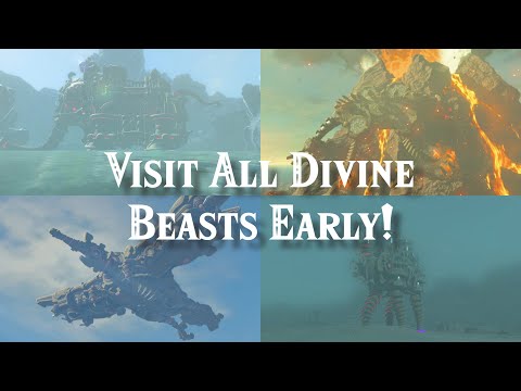 What Happens if You Visit the Divine Beasts Early in Zelda Breath of the Wild?