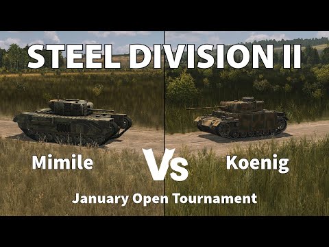 A beautifully balanced game - Steel Division 2 Tournament Cast Mimile vs Koenig