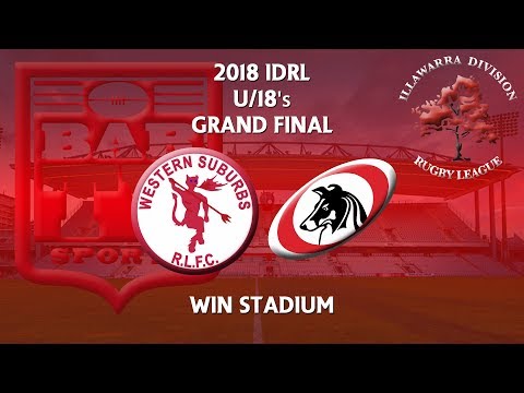 2018 Illawarra RL U18's - Grand Final - Western Suburbs v Collegians