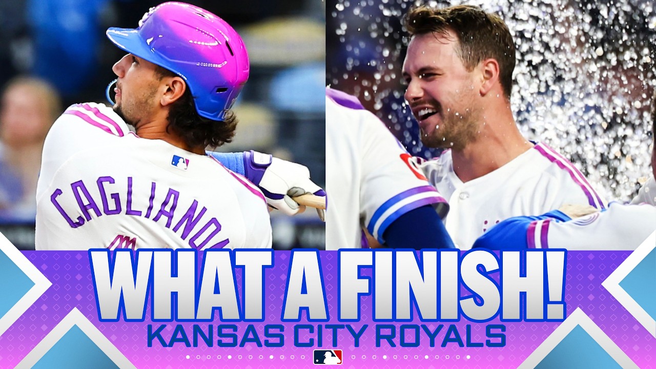 FULL ROYALS INSANE COMEBACK ⚡Royals walk it off in extras (Caglianone ties it, Thomas walks it off!)