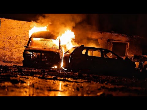Russian strikes rain on Ukraine, images show doomed business in Kyiv