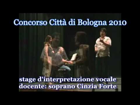 Concorso Città di Bologna 2010: stage con Cinzia Forte