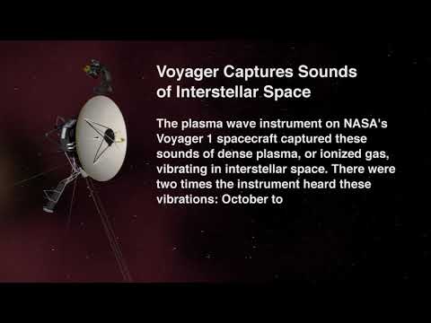 NASA's Voyager 1 Captures Sounds of Interstellar Space