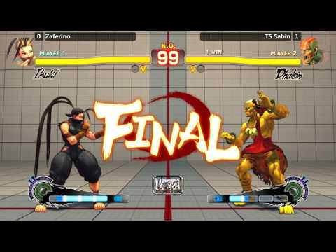 USF4 @ NLBC #143 - Zaferino vs TS Sabin [720p/60fps]
