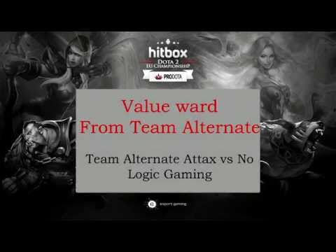 Value ward from Team Alternate Attax vs No logic gaming | Hitbox European Championship #4