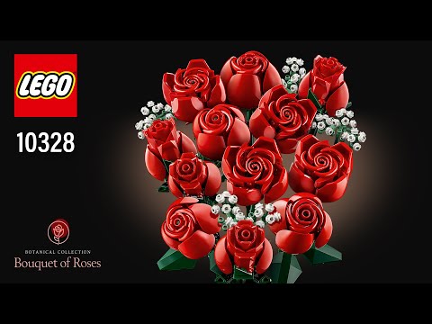 LEGO® Icons Bouquet of Roses (10328)[822 pcs] Step-by-Step Building Instructions @TopBrickBuilder