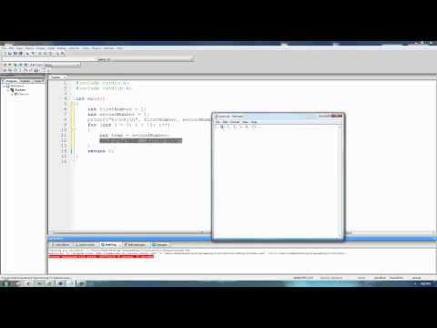 C Programming Tutorial 15, Fibonacci Sequence Generator