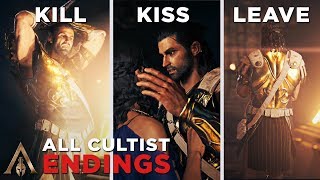 All Cultist Ending (Kill/Kiss/Leave Aspasia) - Assassin&#39;s Creed Odyssey