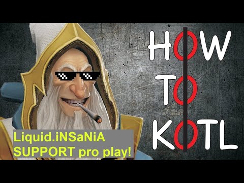 Keeper of The Light (KoTL) support Pro Play! Liquid.iNSaNiA shows you how to be a good support!