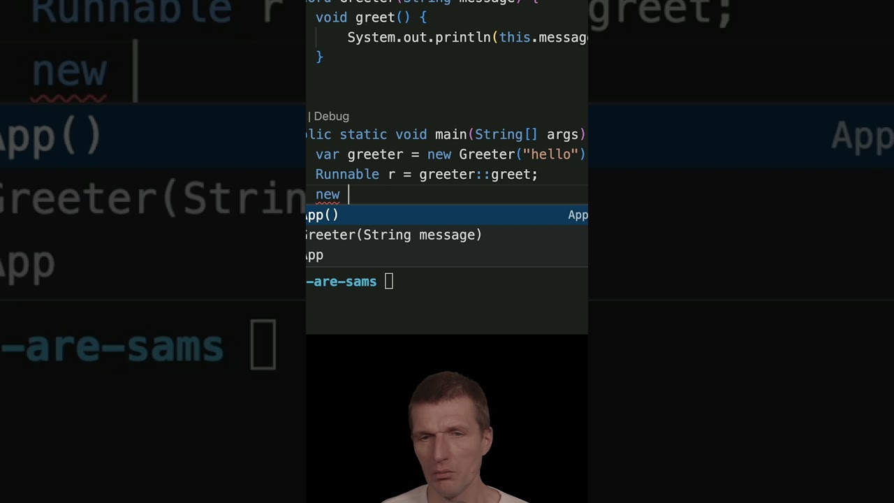 Records as Functional Interfaces / SAMs #java #shorts