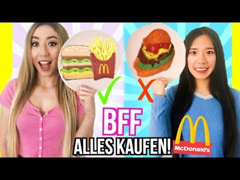 BFF MCDONALDS PANCAKE Art Challenge (Ich muss ALLES KAUFEN was SIE ZEICHNET MALT)