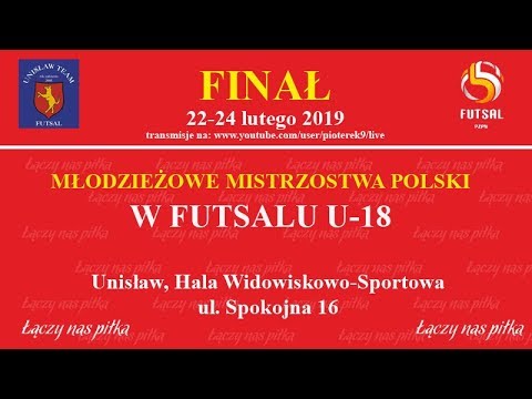 MŁODZIEŻOWE MISTRZOSTWA POLSKI W FUTSALU U-18 22-24 02 2019 dzień IB