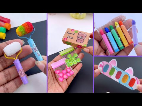 14 DIY Funny Crafts / Easy Craft Ideas / DIY Miniature Crafts Idea / school craft / miniature craft