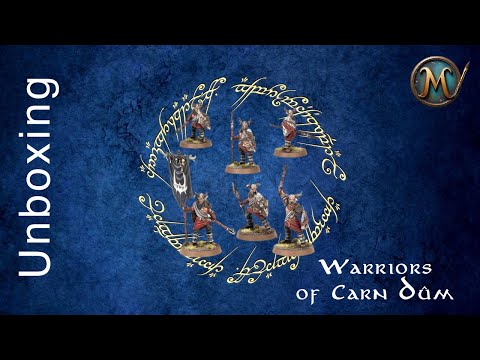 Unboxing the Warriors of Carn Dum from the MESBG by games Workshop and Forgeworld