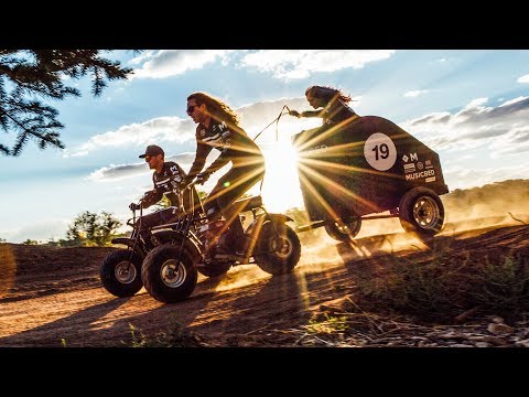 Mini Bike Chariot Racing
