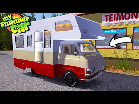 LIVING IN HAYOSIKO CAMPER - NEW HAYOSIKO CAMPER VAN | My Summer Car Mod #52