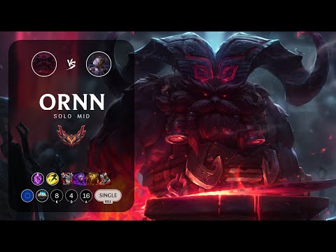 Ornn Mid vs Orianna - EUW Grandmaster Patch 12.23