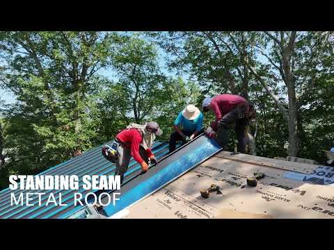 Standing Seam Metal Roof Replacement in Rockport MA