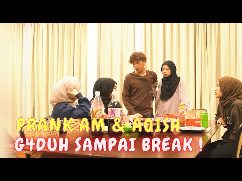 AM G4DUH DENGAN AQISH SEBAB PUKUL !! - PRANK AIRA TERKEJUT !!