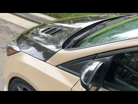 Seibon carbon fiber hood install