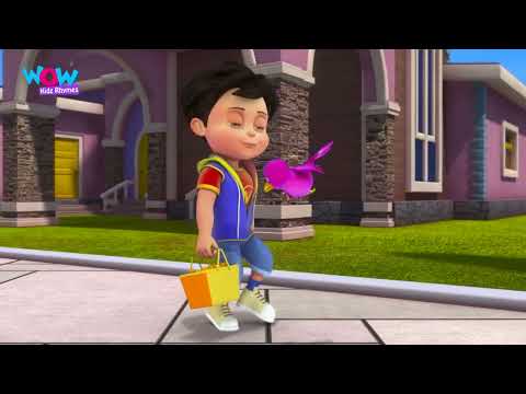 Vir the robot boy | Nursery Rhymes for Kids | Red Apple | Wow Kidz