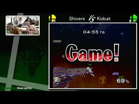 MS 9/19/19 - Shivers (Yoshi) vs kidcat (Fox, Falco) - Winners qrtrs - Melee