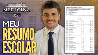 Abrindo MINHAS NOTAS na MEDICINA USP