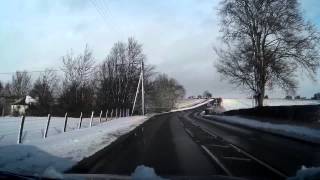 Winter Drive To Kinrossie Perthshire Scotland