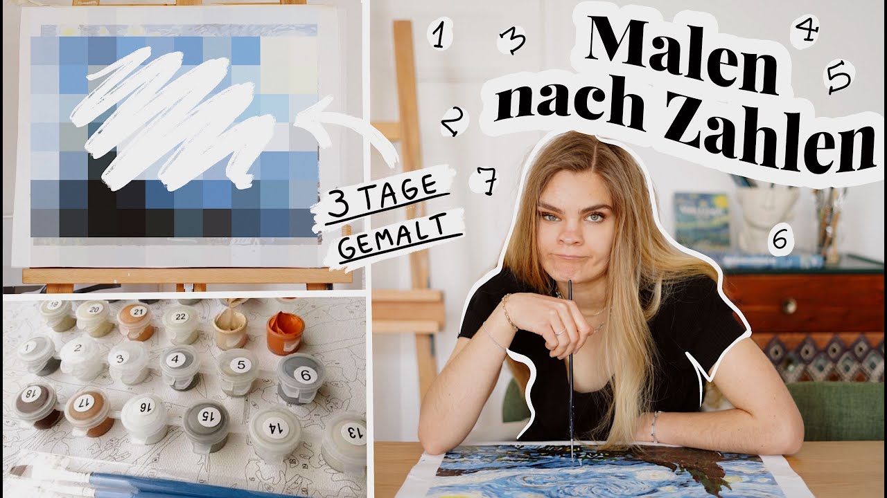 Künstlerin testet: Malen nach Zahlen *super aufwendiges Motiv für Erwachsene* // I'mJette