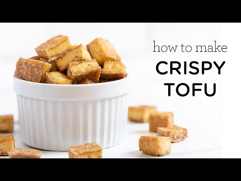 BEST CRISPY TOFU RECIPE EVER ‣‣ with no fryer!