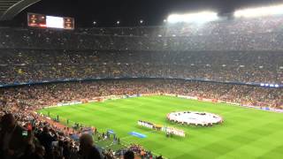 Download lagu UEFA Champions League Anthem at Camp Nou, Barca - Ajax 3:1 mp3 Download lagu UEFA Champions League Anthem at Camp Nou, Barca - Ajax 3:1 mp3