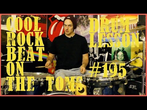 Cool Rock Tom Groove - Lesson #195