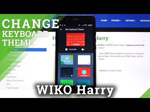 How to Customize Keyboard Theme with Photo in Wiko Harry – Personalize Keyboard Theme