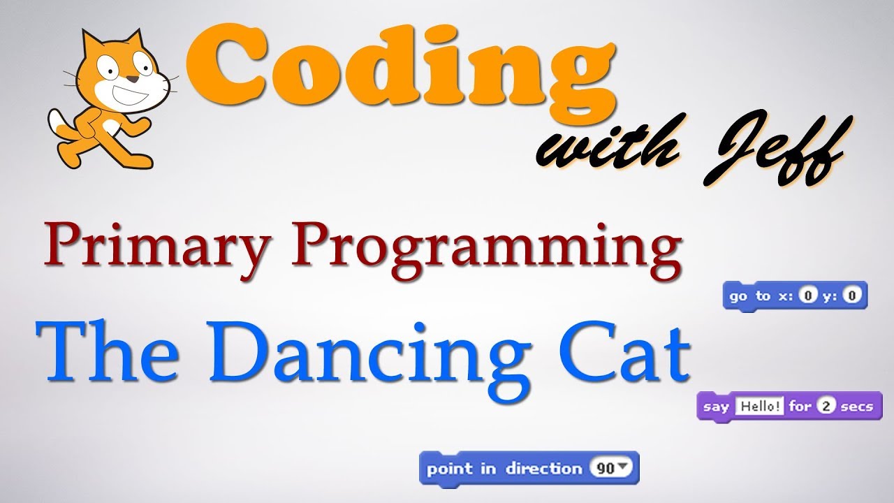 Primary Programming - Scratch Tutorial - The Dancing Cat