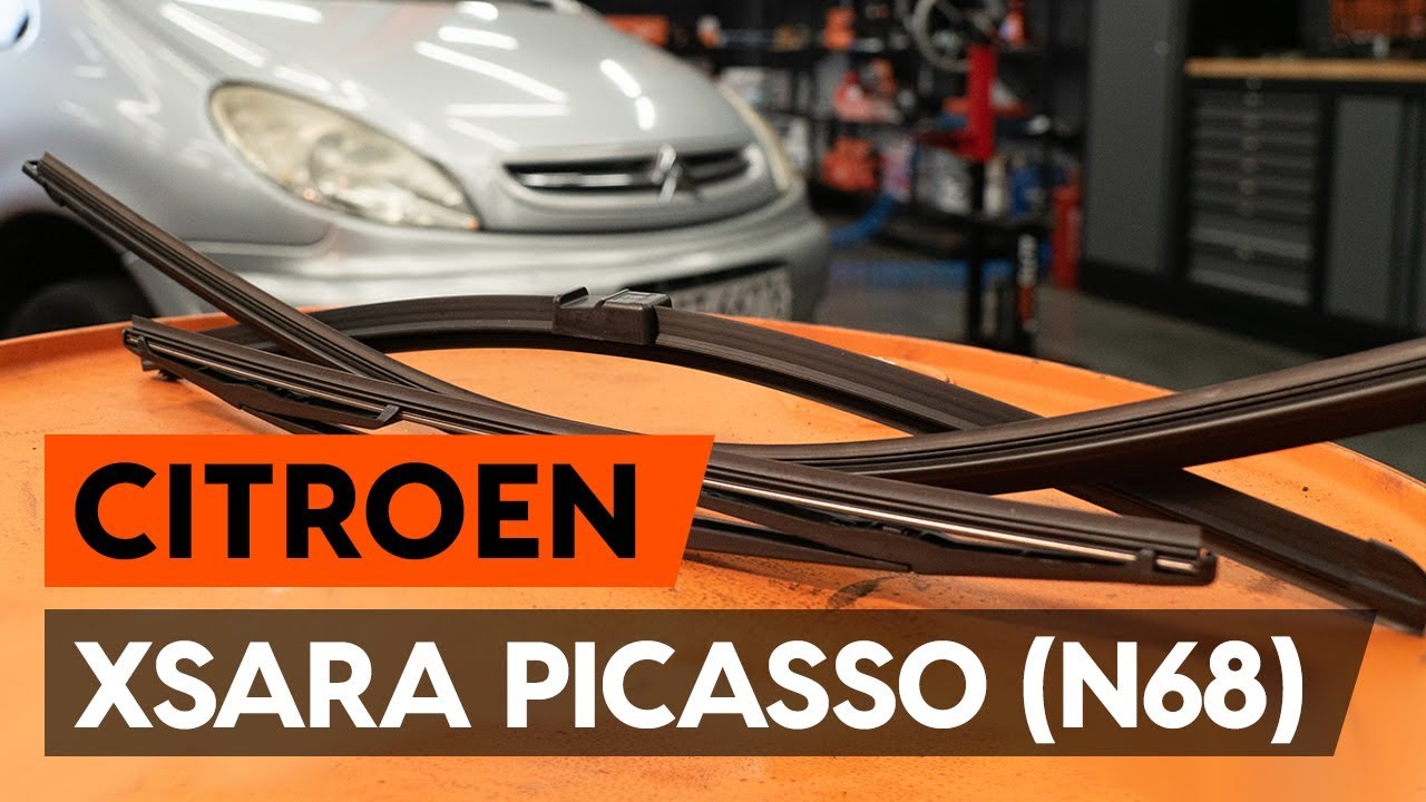 Cómo cambiar: escobillas limpiaparabrisas de la parte delantera - Citroen Xsara Picasso | Guía de sustitución