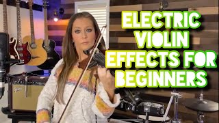 Video thumbnail for Electric Violin Effects for Beginners - Tutorial by Nina D on Yamaha YEV 105 by Nina DiGregorio