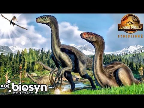 Biosyn sanctuary - Therizinosaurus Life Part 2, jurassic world evolution