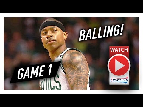Isaiah Thomas Game 1 ECSF Highlights vs Wizards 2017 Playoffs - 33 Pts, 9 Ast, 1 Lost Tooth!!