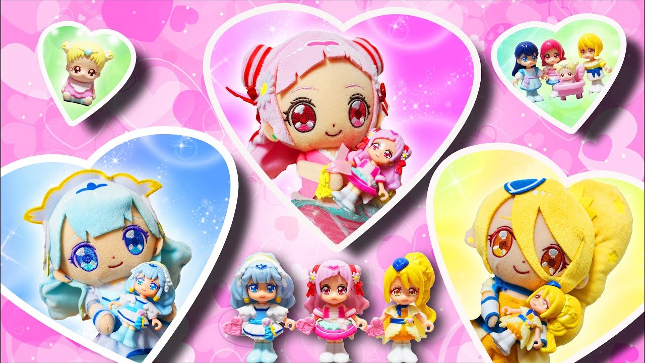 HUGっと！プリキュア キュアエール キュアアンジュ キュアエトワール プリコーデドール 💛 はぐっとプリキュア おもちゃ 玩具