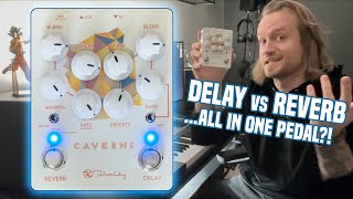 Video thumbnail for Keeley Caverns V2 Reverb / Delay by A Joyful Noise Music Studio