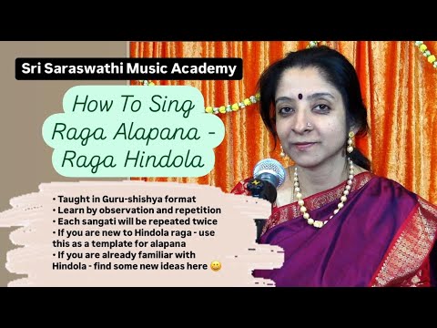 Learner's Guide: How to Sing Hindola Raga Alapana in Carnatic Music | Junior to Intermediate