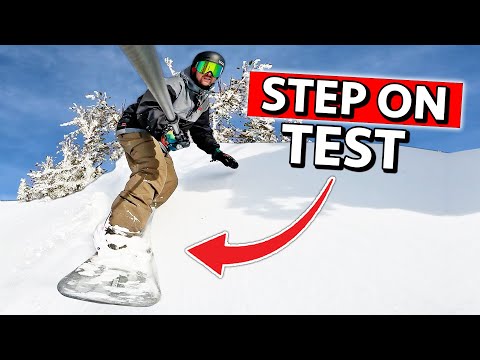 Testing the Burton Step Ons In Deep Snow