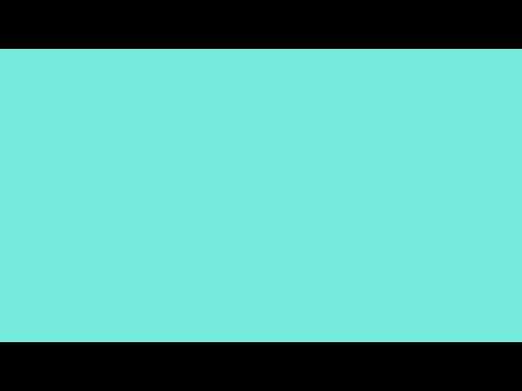 Aqua Teal Screen 10 Hours 4K No Sound | HEX #6BDDDF Solid Colour Background