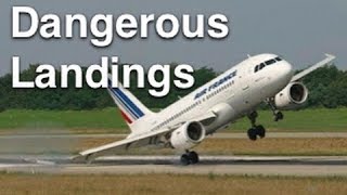 DRAMATIC & DANGEROUS Airplane Landing In Bad Condition And Situation 2017 Compilation MUST WATCH