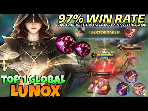 Lunox Insane Brust Damage! With 97% Current Win Rate! | Top 1 Global Lunox Build 2021| Mobile legend